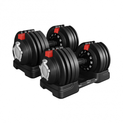 Adjustable Dumbbell Set (7-52.5 lbs) – 12-in-1 Fast-Select Weights with Anti-Slip Handle & Tray | Heavy-Duty Steel Construction for Home Gym