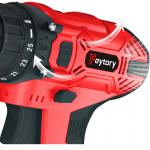 Feytory 21V Cordless Drill 25+1 Torque 2-Speed w/ 2 Batteries & 29PC Kit