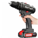MUTIAN 12V Cordless Drill Set 28-Piece 25+1 Torque 2-Speed w/ LED Light