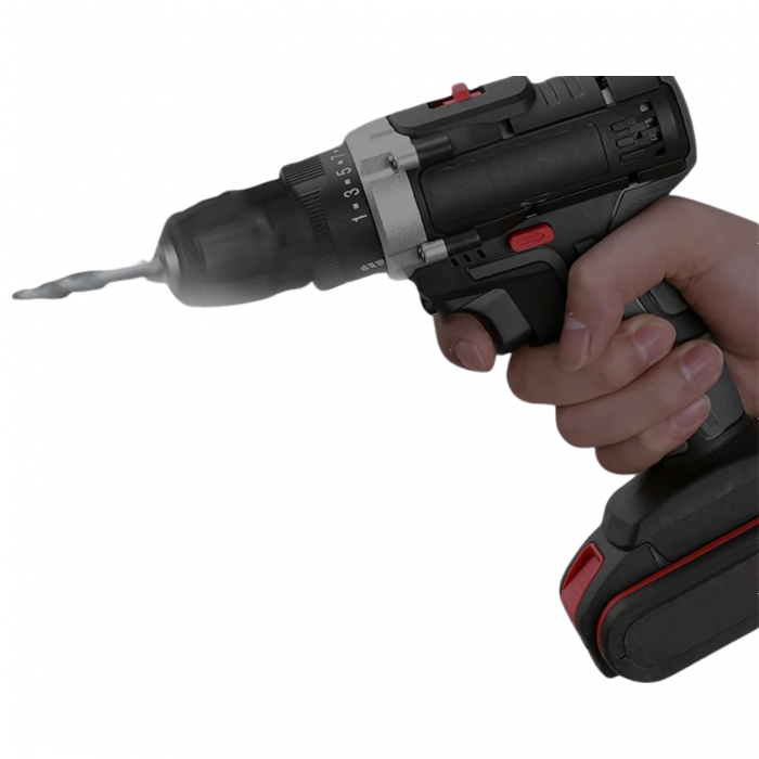 MUTIAN 12V Cordless Drill Set 28-Piece 25+1 Torque 2-Speed w/ LED Light
