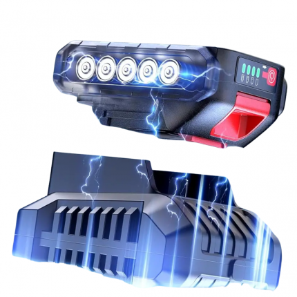 SeeSii 21V Brushless Impact Driver 180Nm 2500RPM w/ 2x2000mAh Batteries & 20PC Bits