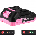 VOITCYN 21V Cordless Drill with 2Ah Battery 40N.m Torque 25+1 Clutch & 23PC Kit