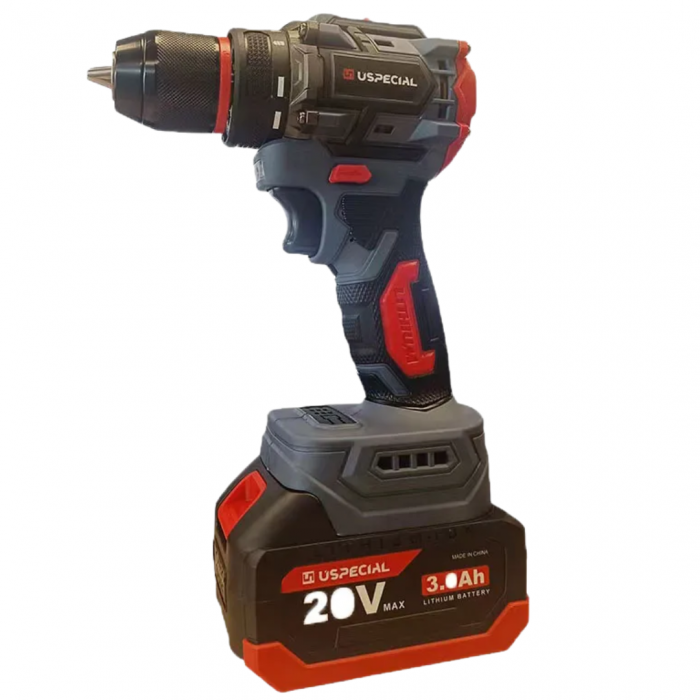 USPECIAL 20V Brushless Cordless Drill with 3.0Ah Battery – Industrial & Home Use