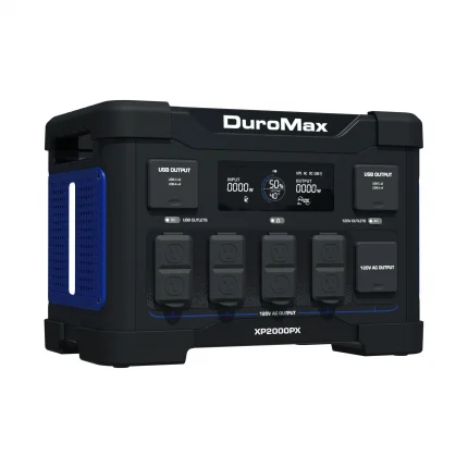 DuroMax XP2000PX 2000 Watt 1843 Wh LiFePO4 Portable Battery Backup Power Station